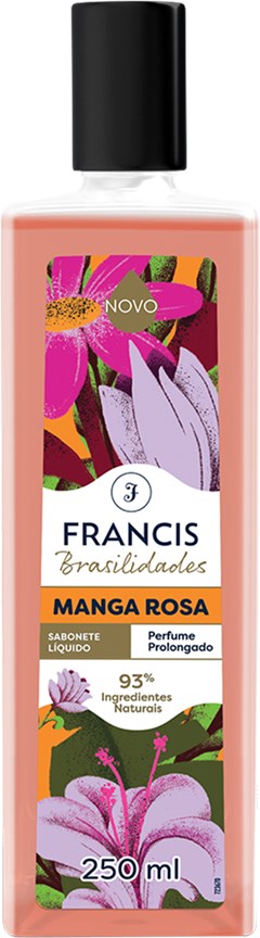 SABONETE LIQUIDO FRANCIS BRASILIDADE 250ML MANGA ROSA