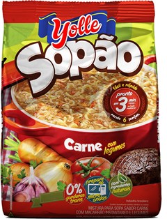 SOPÃO YOLLE 180G CARNE COM LEGUMES