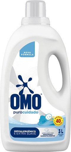 SABAO LIQUIDO OMO 3LT PURO CUIDADO