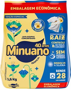 SABAO PO MINUANO 1,6KG SACHE AMARELO GLICERINADO