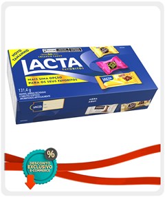 BOMBOM CAIXA LACTA FAVORITOS SORTIDO 131,45G