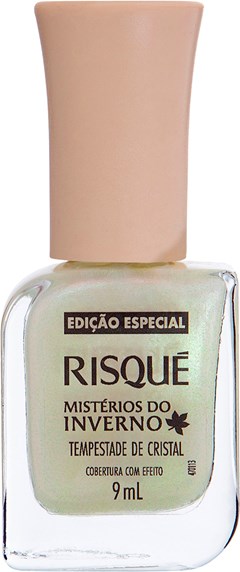 ESMALTE RISQUE NU EFEITO INVERNO TEMPESTADE CRISTAL
