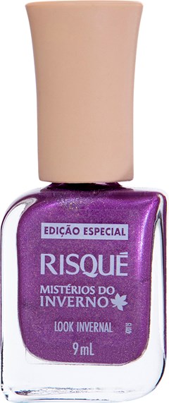 ESMALTE RISQUE NU MET EFEITO INVERNO LOOK INFERNAL