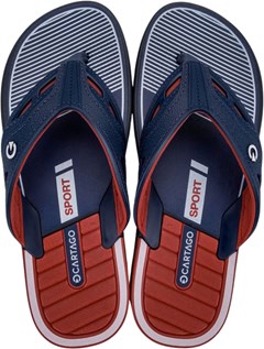 SANDÁLIA CARTAGO KIDS DALLAS AZUL/VERMELHO/BRANCO 32/33