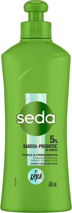 CREME PENTEAR SEDA 300G FORÇA E CRESCIMENTO BABOSA + PREBIOTIC