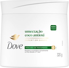 MASC TRAT DOVE 320G UMECTAÇÃO + COCO ANTIOXIDANTE