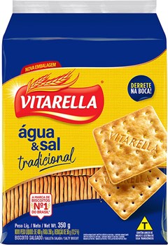 BISC VITARELLA AGUA E SAL 350G