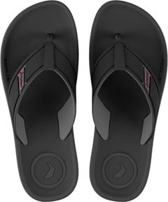 SANDÁLIA RIDER TRACE DUO PRETO/CINZA/VERMELHO 37/38