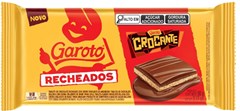 CHOCOLATE GAROTO TABLETE 90G CROCANTE RECHEADO