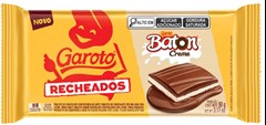 CHOCOLATE GAROTO TABLETE BATON 90G CREME RECHEADO