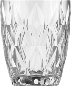 COPO DE VIDRO DIAMOND 300ML EM CASA TEM