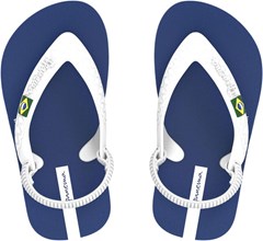 SANDÁLIA IPANEMA BABY BRASIL II AZUL/BRANCO 22