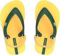 SANDÁLIA IPANEMA BABY BRASIL II AMARELO/VERDE 22