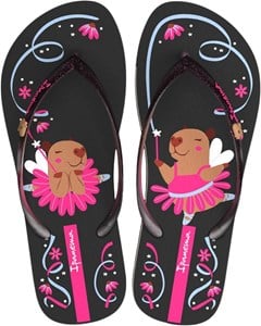 SANDÁLIA IPANEMA KIDS HYPE PRETO/PRETO GLITER 33/34