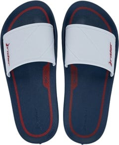 SANDÁLIA RIDER STREET SLIDE AZUL/BRANCO/VERMELHO 40
