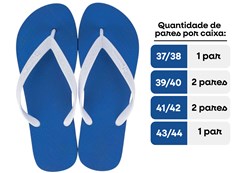 SANDÁLIA IPANEMA CLASSICA AZUL/BRANCO 37/38 A 43/44
