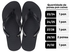 SANDÁLIA IPANEMA KIDS CLASSICA PRETO/PRETO 23/24 A 31/32