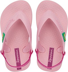 SANDÁLIA IPANEMA BRASIL BABY II ROSA CLARO/ROSA 19
