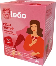 CHA LEAO 20G FASES CIC SUAVE FRAMBOESA/CRAVO/CANELA
