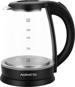 CHALEIRA ELETRICA AGRATTO AROMA VIDRO 2,2L 1500W 220V