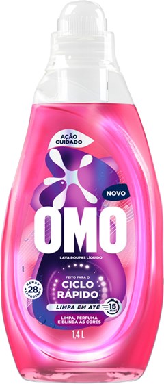 SABAO LIQUIDO OMO 1,4LT CICLO RAPIDO CUIDADO
