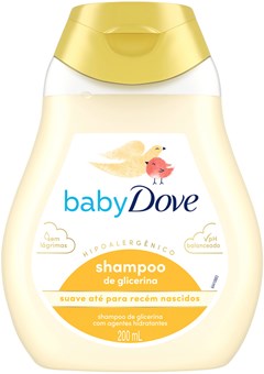 SHAMPOO BABY DOVE 200ML GLICERINA