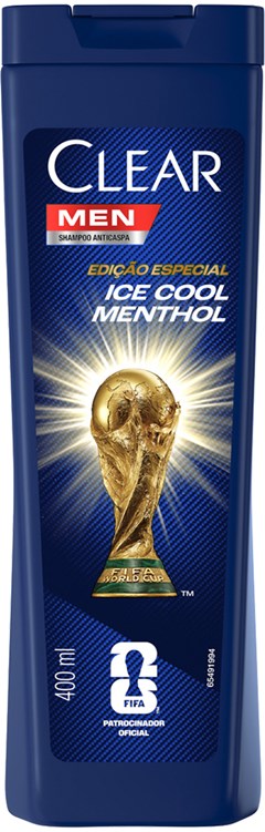 SHAMPOO CLEAR 400ML MEN ICE COOL MENTHOL