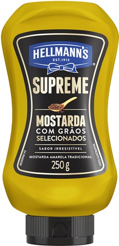 MOSTARDA HELLMANNS 250G SQUEEZE SUPREME
