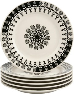 PRATO DE CERÂMICA BIONA FOLK FUNDO 22CM