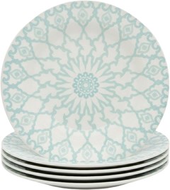 PRATO DE CERÂMICA BIONA MANDALA FUNDO 22CM