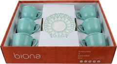 XÍCARA DE CHÁ COM PIRES 200ML BIONA MANDALA