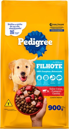 RAÇÃO CÃO PEDIGREE 900G FILHOTE