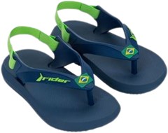 SANDÁLIA RIDER BABY R1 BRASIL AZUL/AZUL/VERDE 22