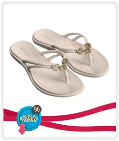 SANDÁLIA GRENDHA ORIGENS OFF WHITE MEDIO 38