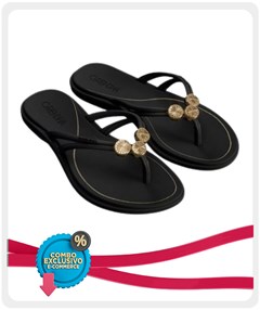 SANDÁLIA GRENDHA ORIGENS PRETO 33/34