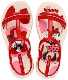 SANDÁLIA IPANEMA KIDS DISNEY LOVELY BEGE/VERMELHO 29