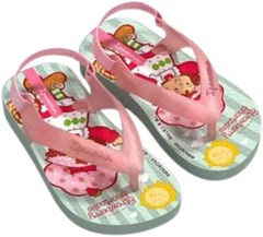 SANDÁLIA IPANEMA BABY MORANGUINHO SWEET VERDE/ROSA TRANSPARENTE 19