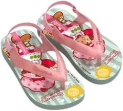 SANDÁLIA IPANEMA BABY MORANGUINHO SWEET VERDE/ROSA TRANSPARENTE 22