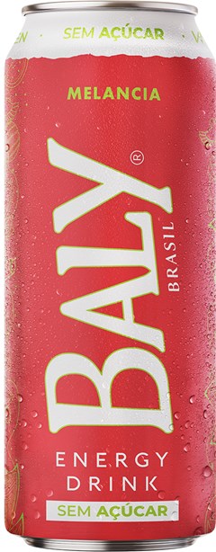 BEBIDA ENERGETICO BALY 473ML MELANCIA S/AÇUCAR LATA
