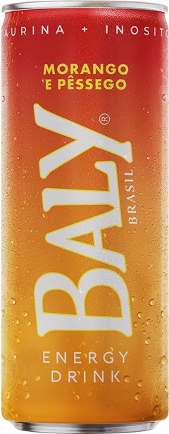 BEBIDA ENERGETICO BALY 250ML MORANGO E PESSEGO LATA