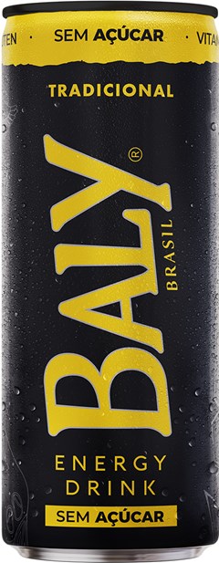 BEBIDA ENERGETICO BALY 250ML TRADICIONAL S/AÇUCAR LATA