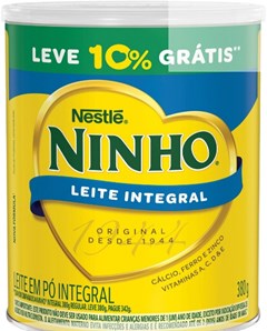 LEITE PO NINHO 380G INTEGRAL 10%GTS