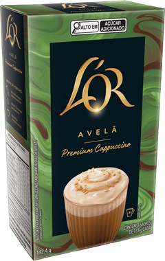 CAFÉ CAPS CAPPUC L OR AVELA 142,4G