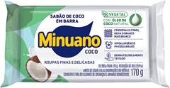 SABÃO PEDAÇO MINUANO 170G COCO UNITÁRIO