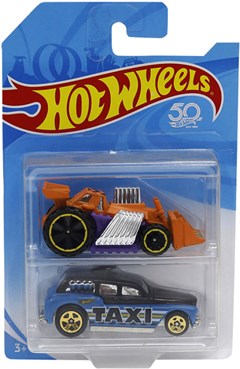 BRINQ CARRINHO HOT WHEELS MATTEL 2X1 SORTIDO