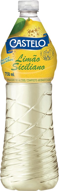 VINAGRE CASTELO 750ML LIMÃO SICILIANO