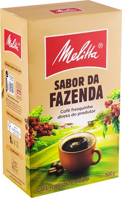 CAFE MELITTA VACUO 500G SABOR FAZENDA