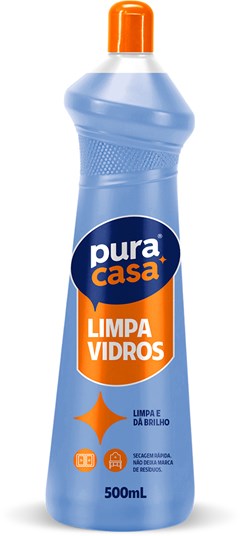 LIMP PURA CASA LIMPA VIDROS 500ML TRADICIONAL
