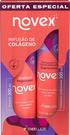 SHAMPOO + CONDICIONADOR NOVEX 300 ML REST FIOS EXOSSOMOS