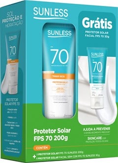 PROT SOLAR SUNLESS 200G FPS70 + MINI FACIAL